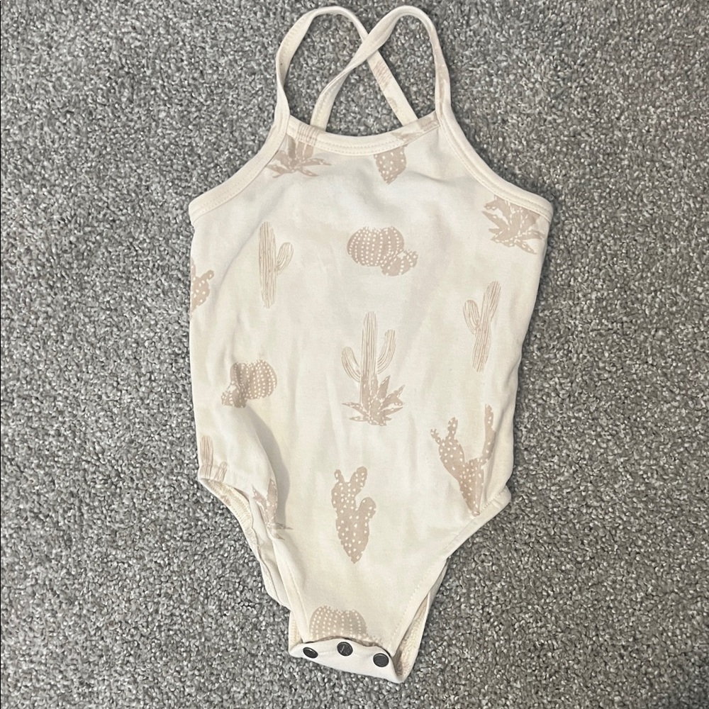 Lovedbaby Beige Cactus Print One Piece